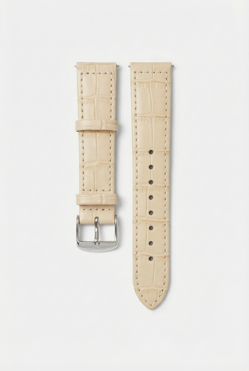 Cream Leather Strap