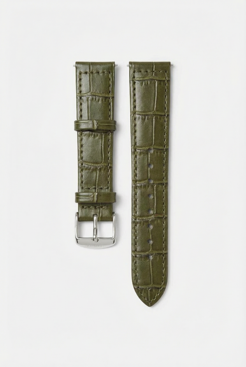 Olive Leather Strap